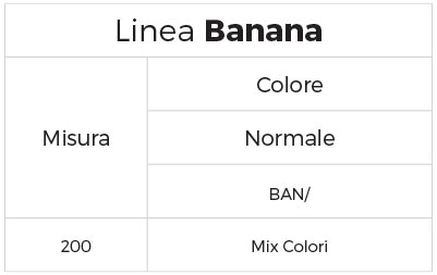 Linea Coppette Banana